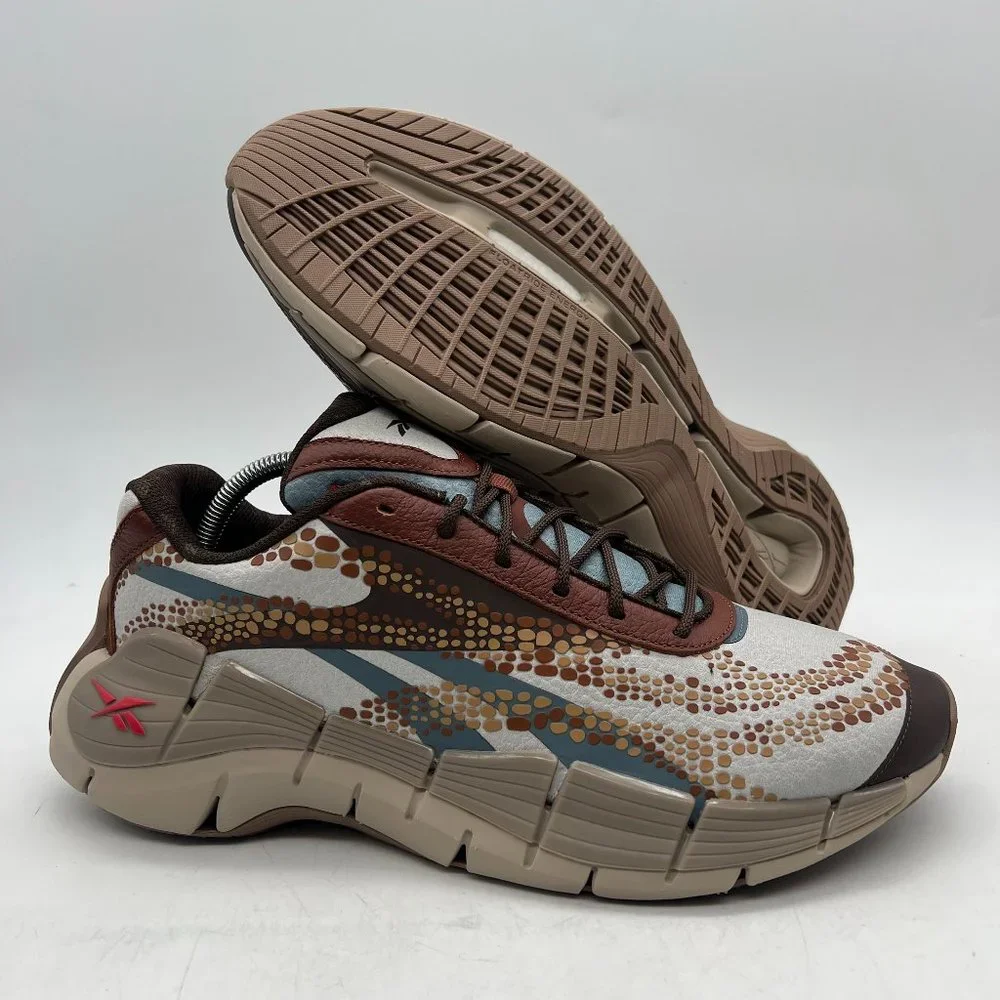 Reebok HQ6263 Men`s Size 11.5 Zig Kinetica 2.5 x Jurassic World Collab Shoes Chr